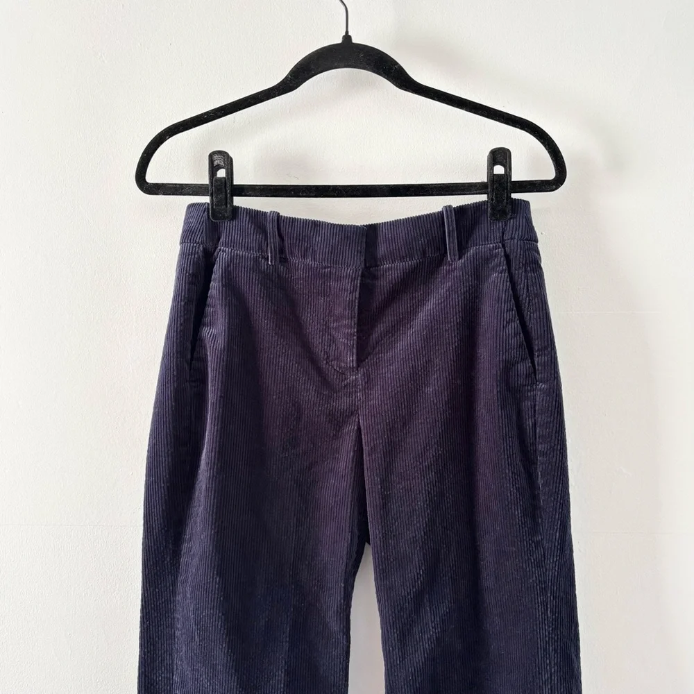 J. Crew Natalia Pant in Stretch Corduroy Trouser Bottoms High-Rise Straight